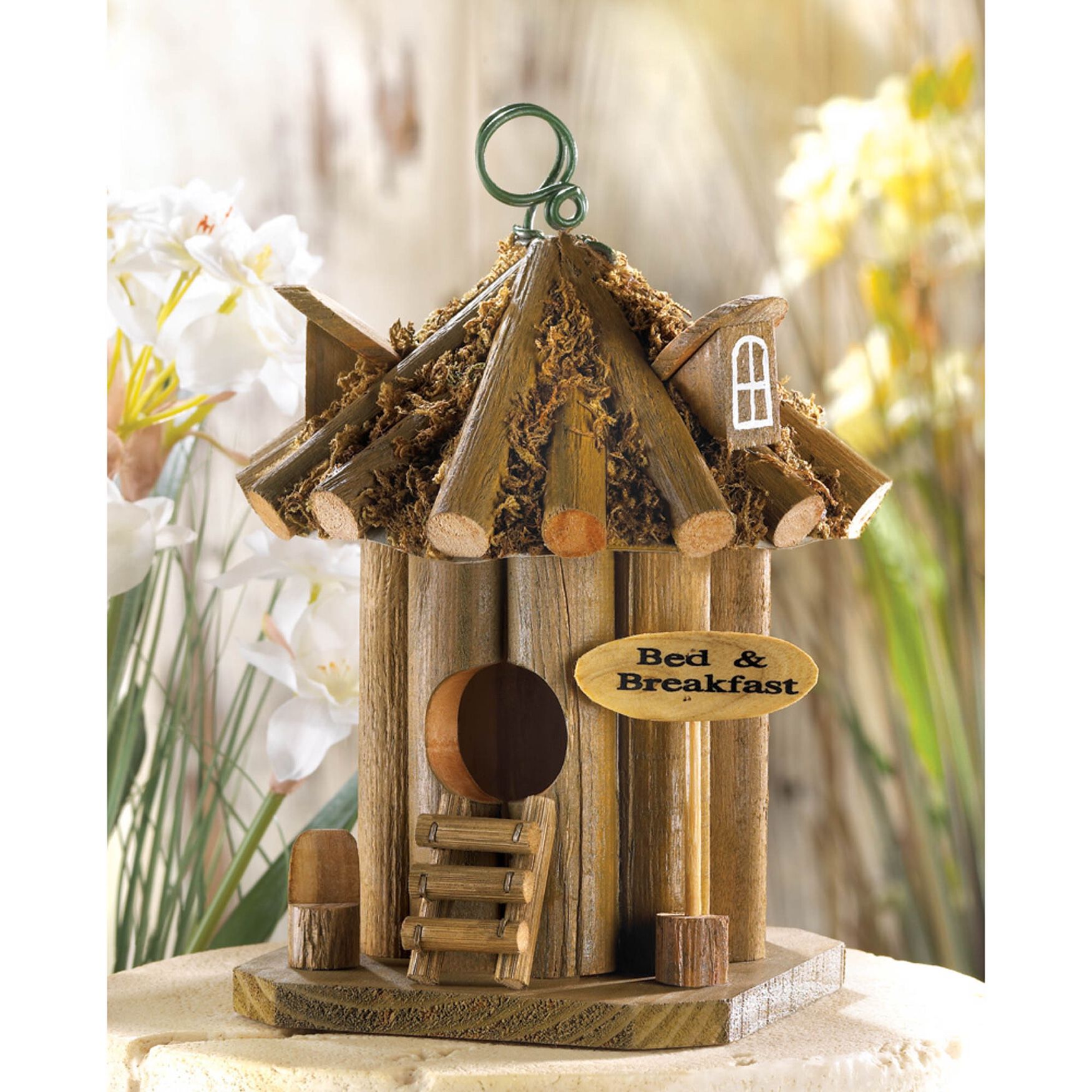 Quaint Bed And Breakfast Birdhouse, , on-hover image number 1