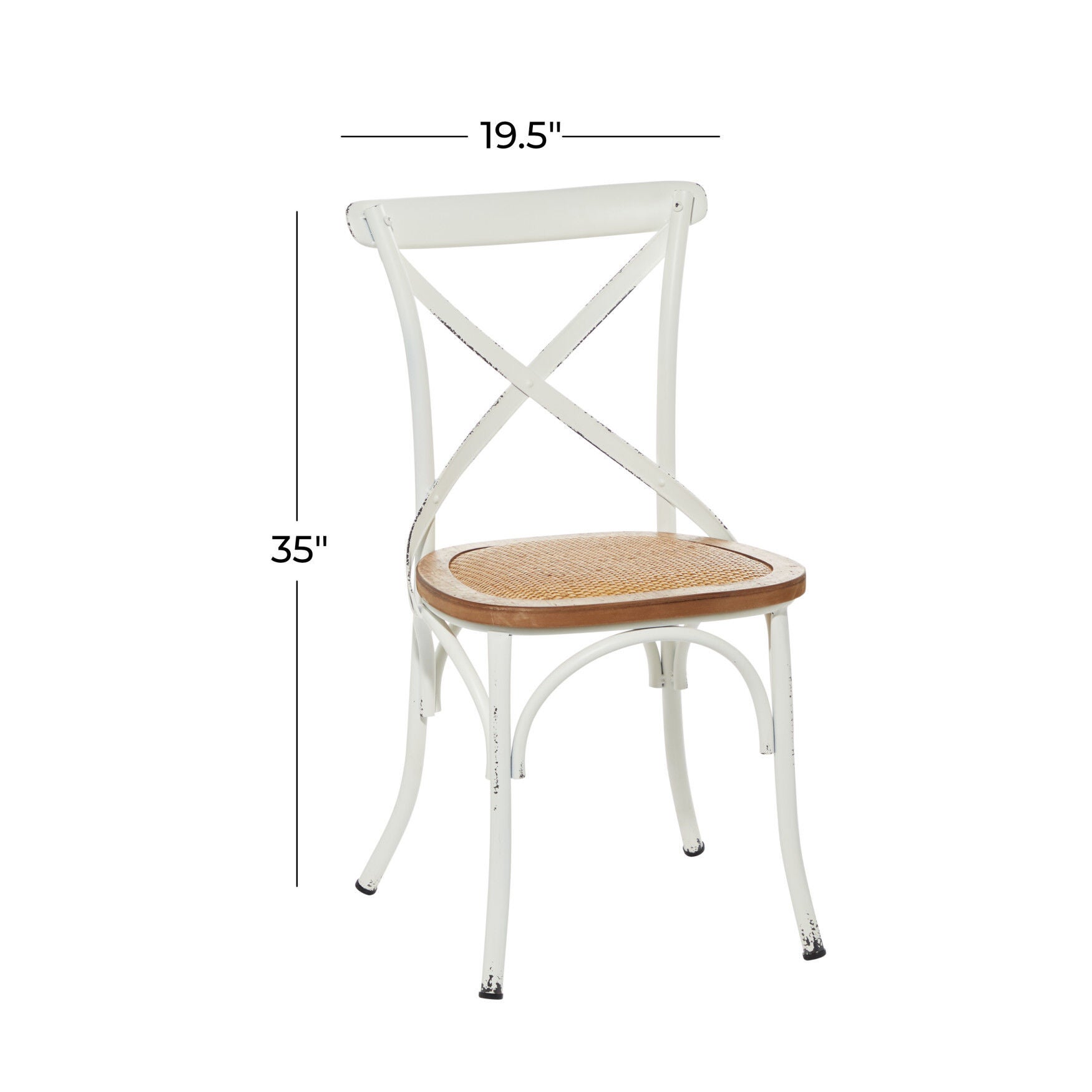 White Iron Farmhouse Dining Chair, , alternate image number 6