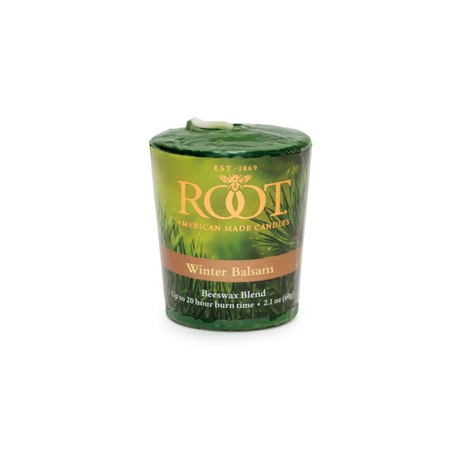 Winter Balsam Scented Votive Candle, Set 3, , on-hover image number 1