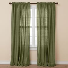 Poly Cotton Canvas Rod-Pocket Panel