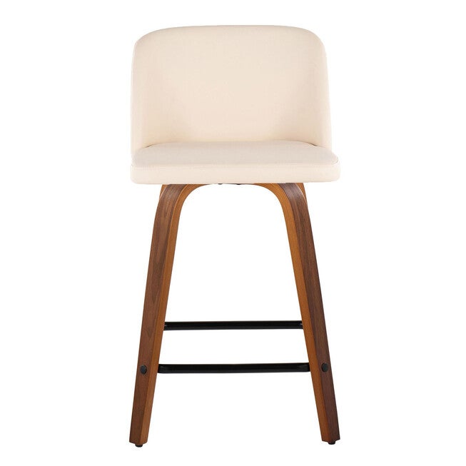Toriano 24 inches Mid-Century Counter Stool - Set Of 2, , alternate image number 5