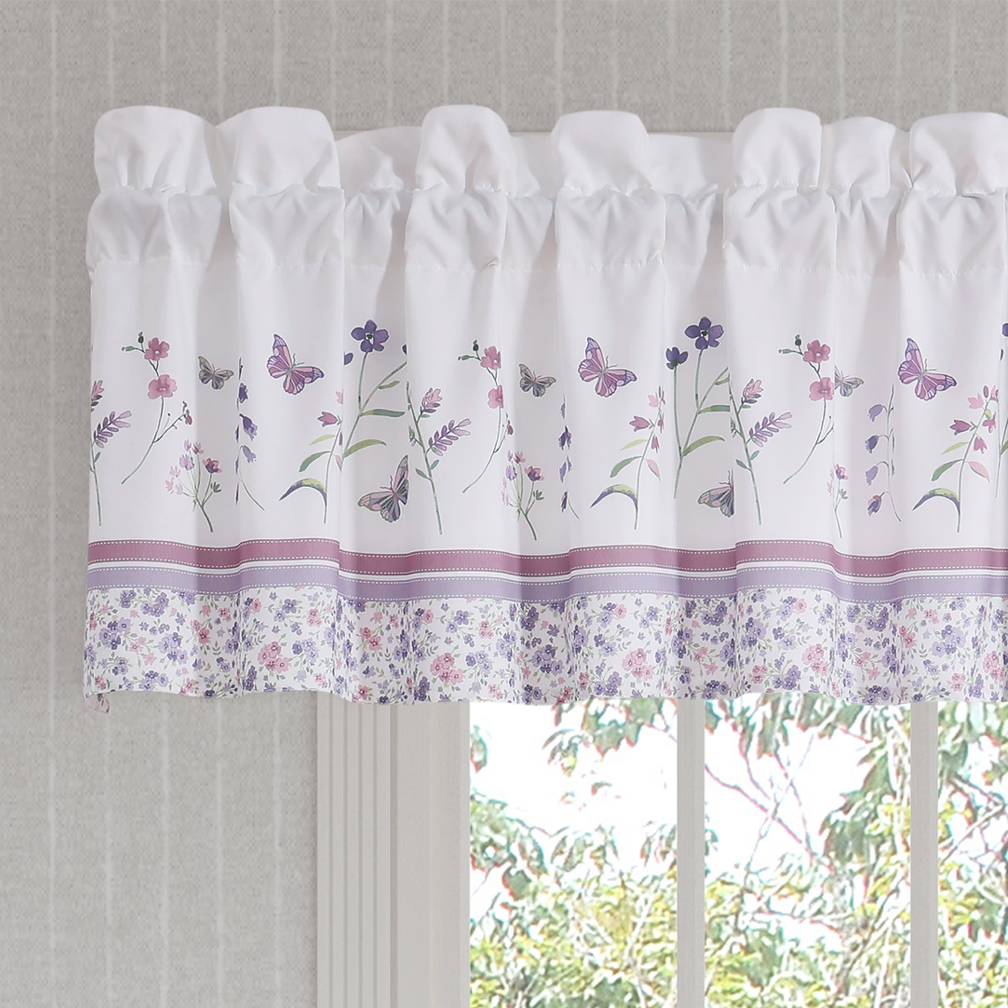 Nola Window Straight Valance, LILAC, alternate image number 1