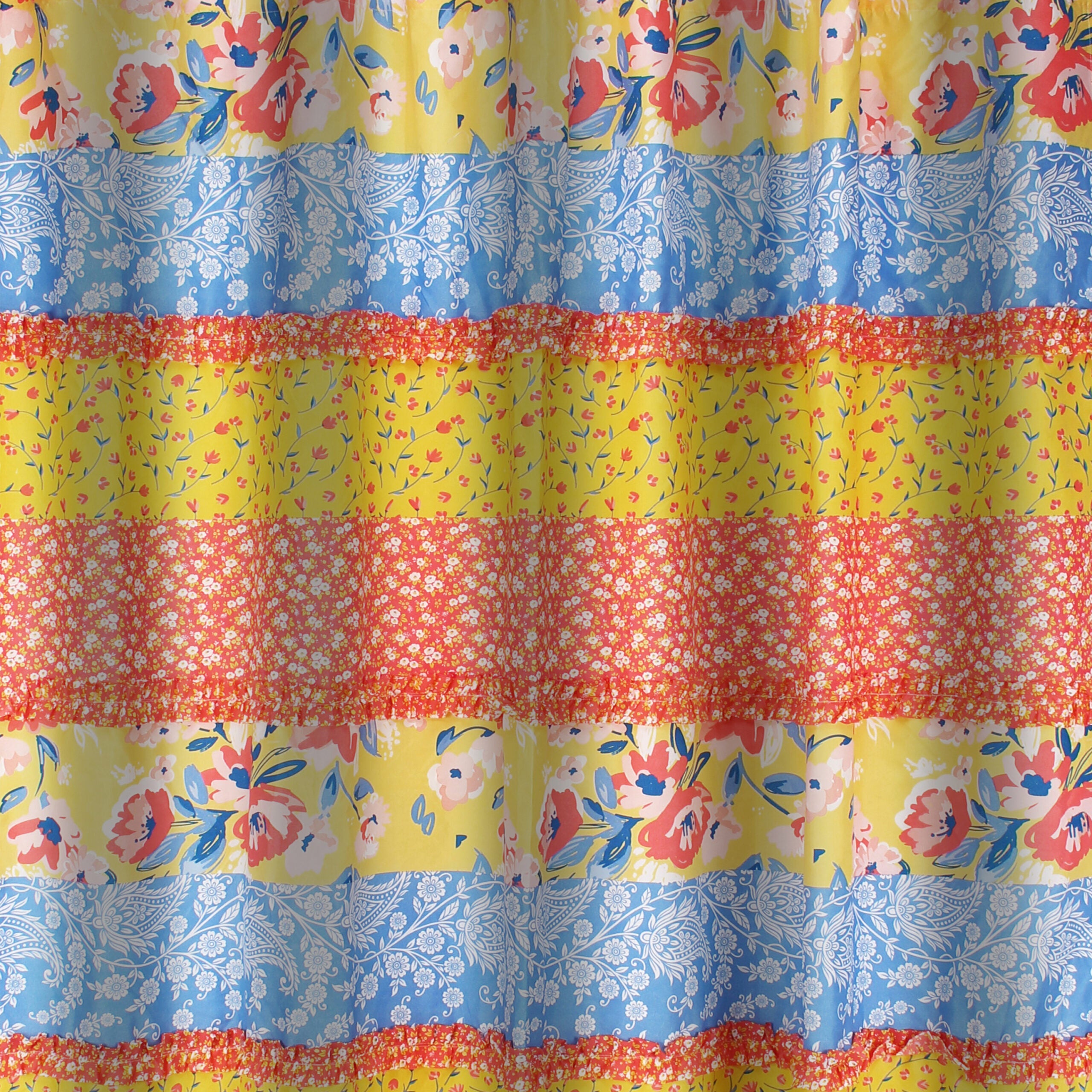 Greenland Home Fashions&trade; Skylar Bath and Shower Curtain, CALICO, alternate image number 3