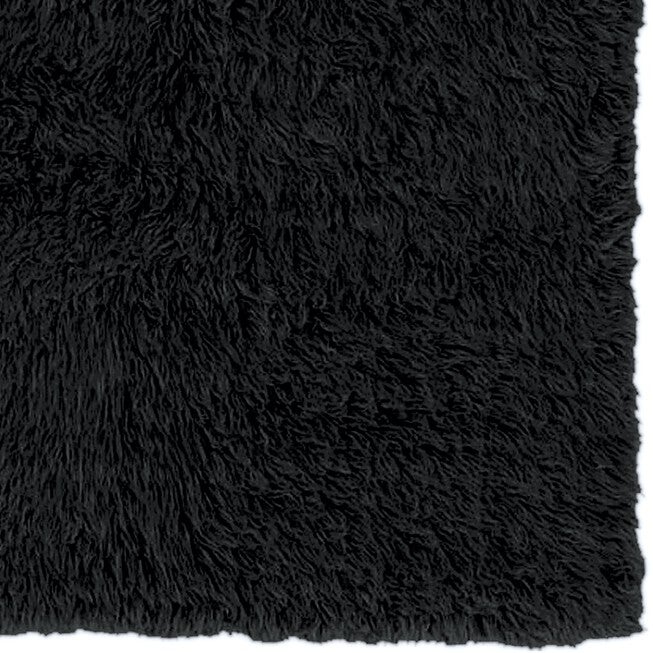 Flokati Black Rug, , on-hover image number null