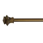 48"-86" Rod set with Square Finial, GOLD, hi-res image number null