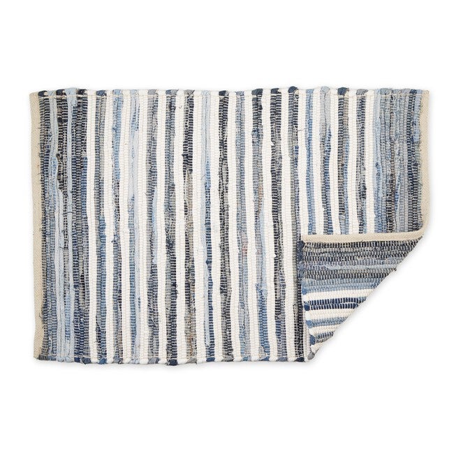 Multi Denim Rag Rug 2X3Ft, , on-hover image number null