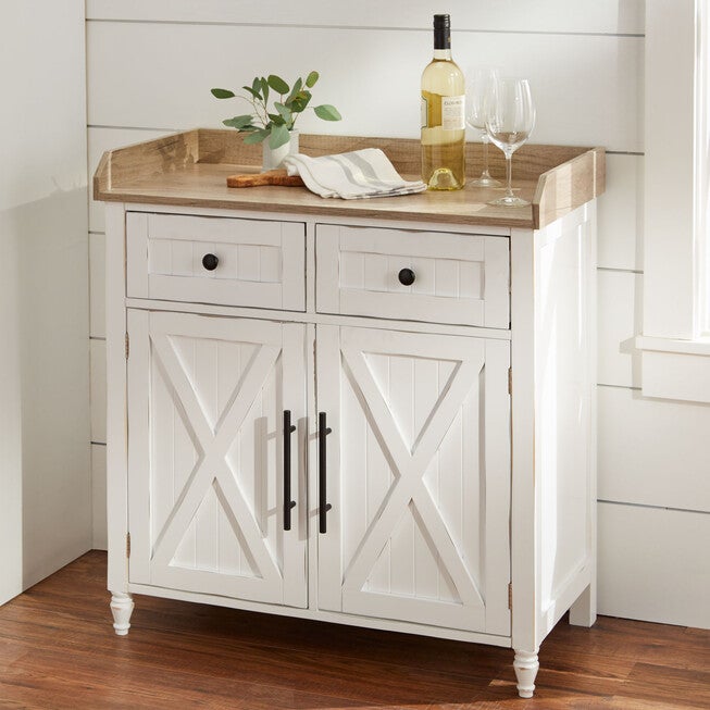 Beaumont 2-Drawer Cabinet, WHITE, hi-res image number null