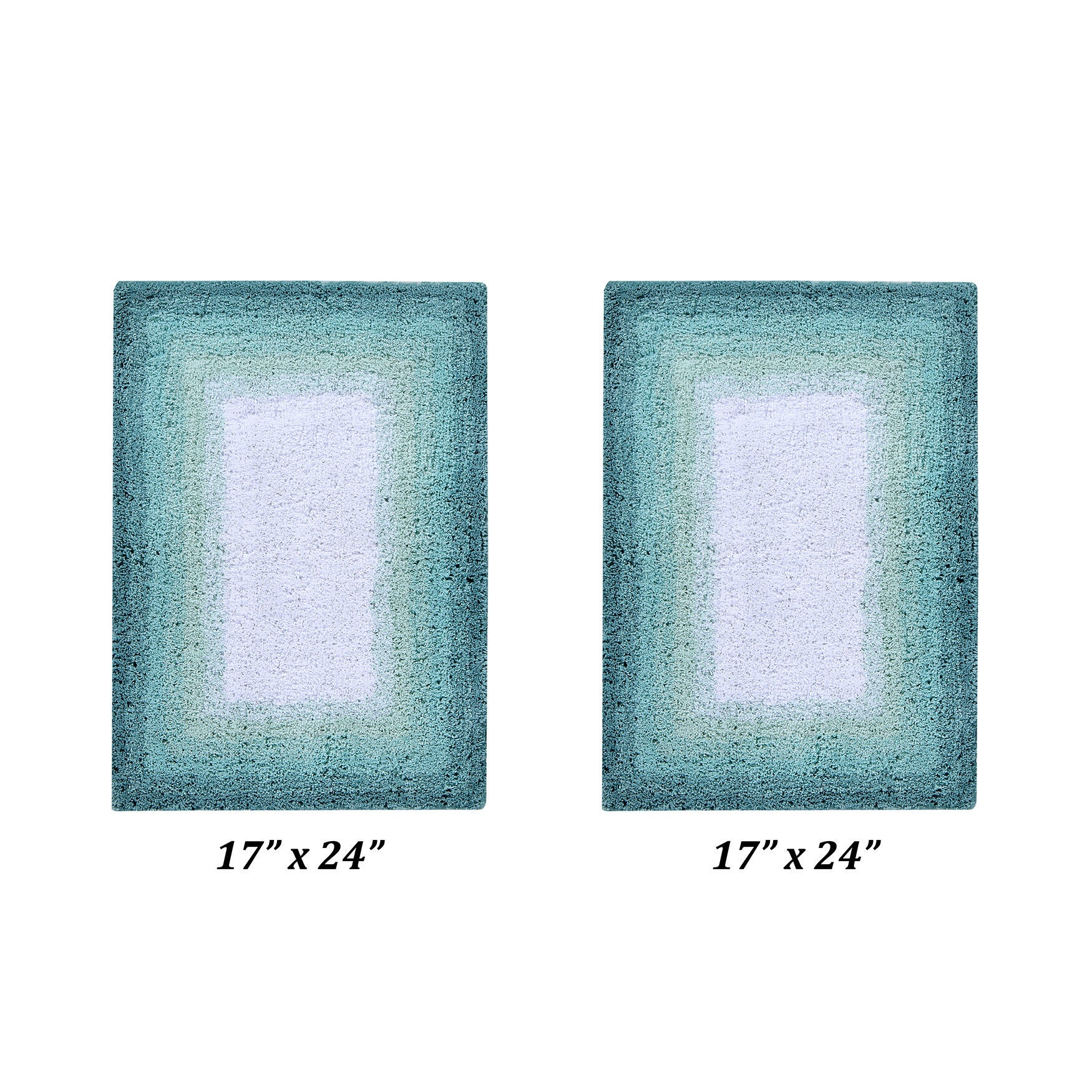 Torrent Bath Mat Rug, (17 inches X 24 inches | 17 inches X 24 inches), TURQUOISE, hi-res image number 0