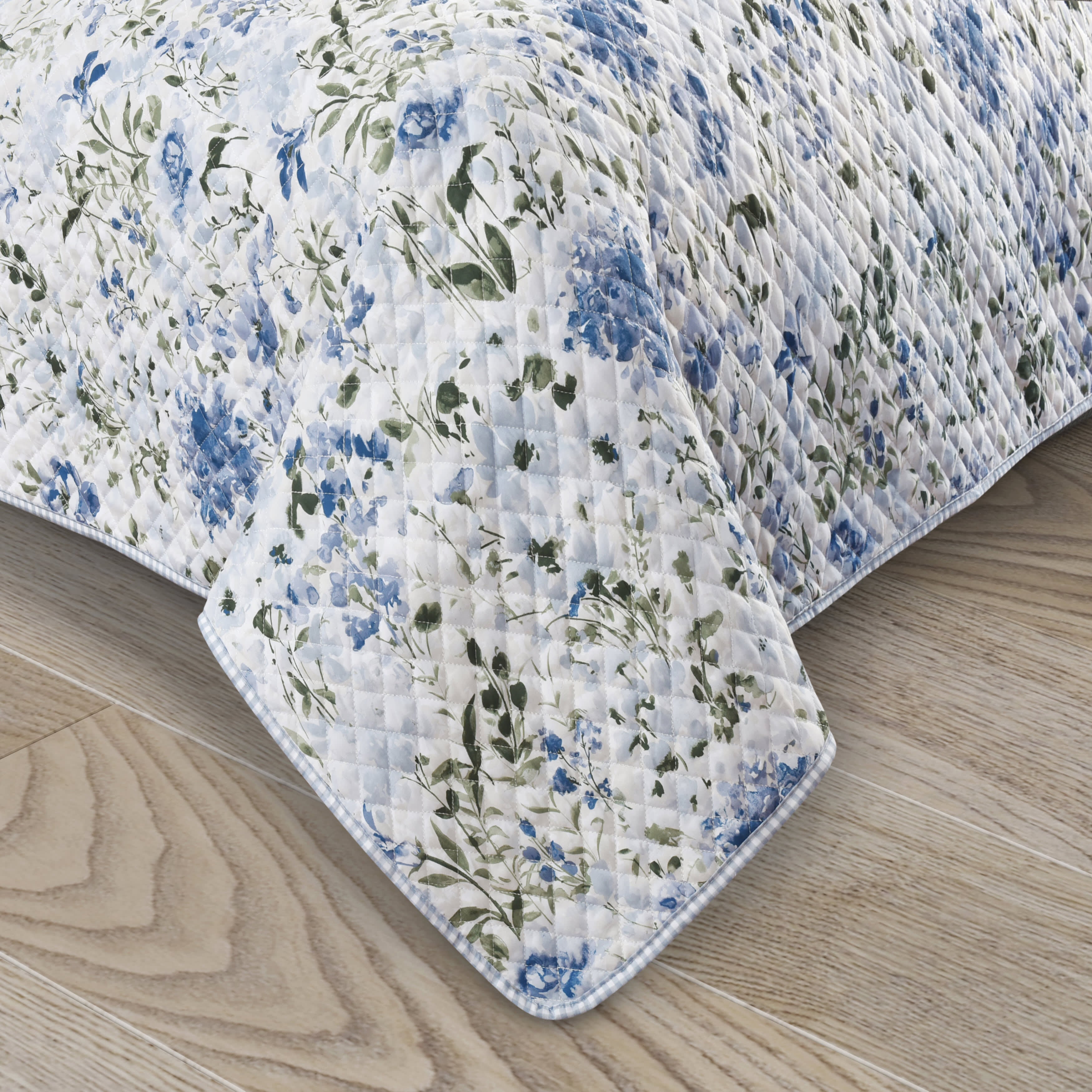 Kourtney 3 Piece Quilt Set, BLUE, alternate image number 2