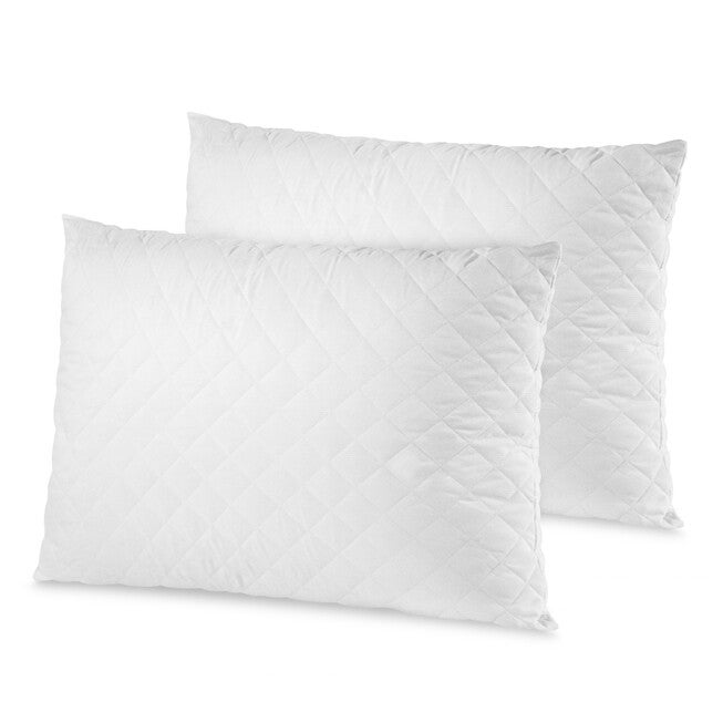 SensorPEDIC MemoryLOFT Deluxe Quilted Pillow with Gel-Infused Memory Foam Center - 2 Pack, , alternate image number null