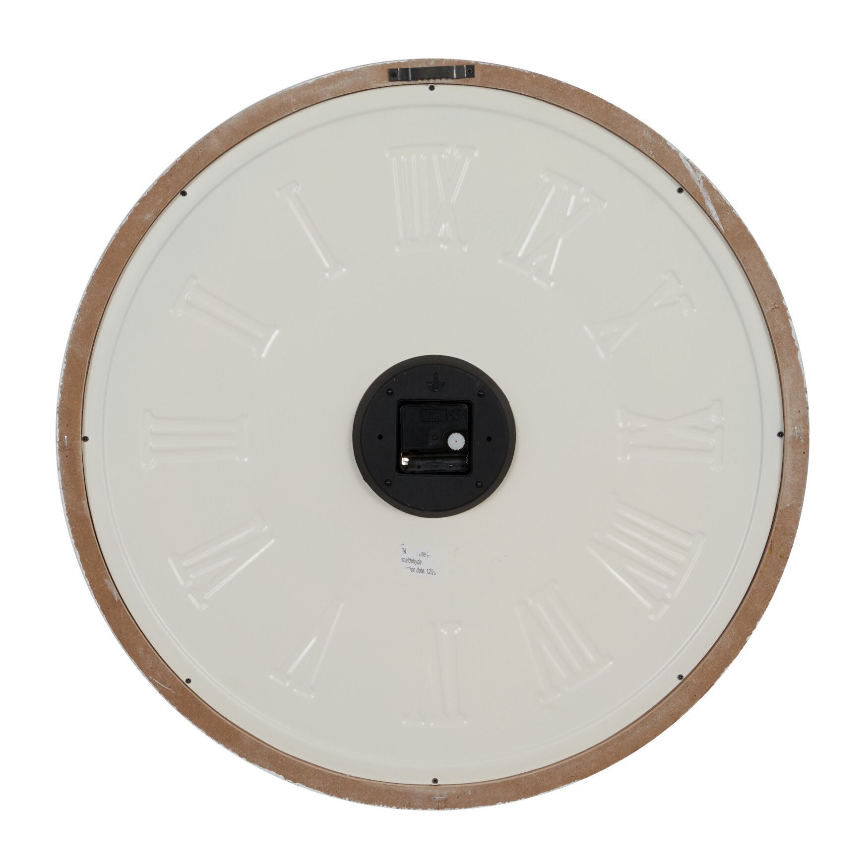 Black Farmhouse Wood Wall Clock, , on-hover image number 1