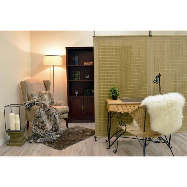 Versailles' Bamboo Wood Privacy Panel (38in x 68in), , on-hover image number 1