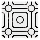 Retro 12x12 Self Adhesive Vinyl Floor Tile - Carrera - 20 Tiles/20 sq. ft., BLACK WHITE, hi-res image number null