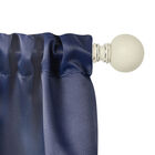 Innovative Decorative Room Darkening Wrap Around Rod & Finial 48-86, , alternate image number null
