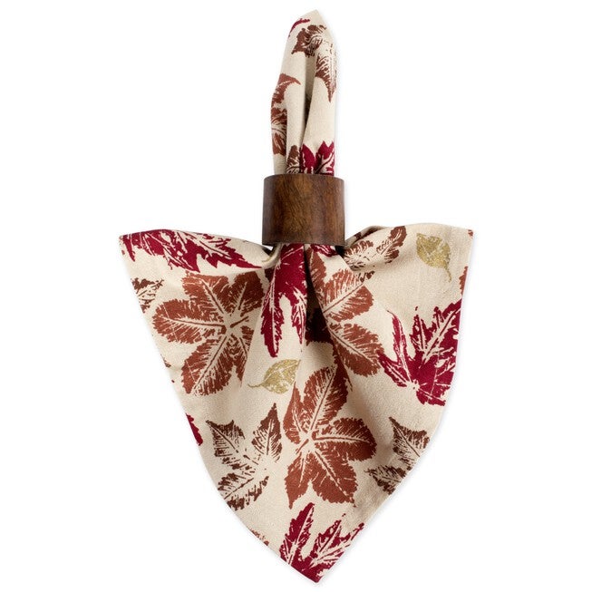 Rustic Leaves Napkin, Set of 6, , alternate image number 4