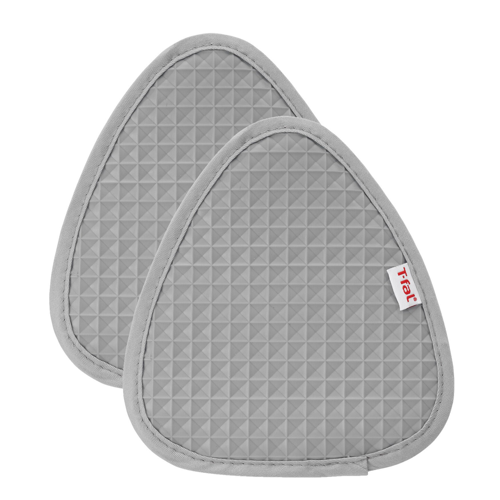 Waffle Silicone Pot Holders, Set Of 2 Pot Holder, GRAY, hi-res image number 0