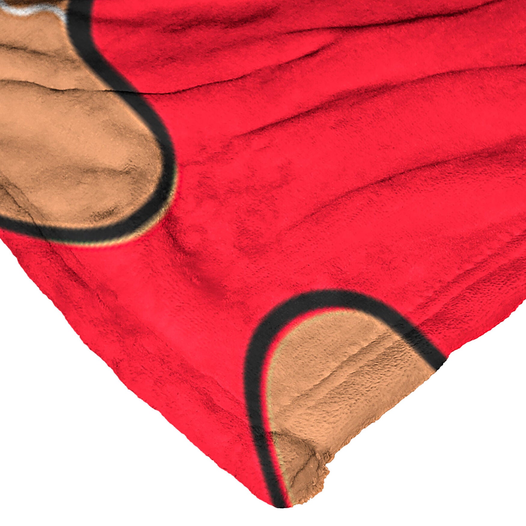 Wb Friends Gingerbread Pattern Silk Touch Throw Blanket, , alternate image number 2