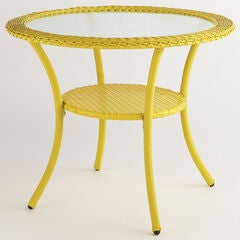 Roma All-Weather Resin Wicker Bistro Table