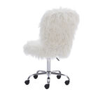 Faux Flokati Armless Office Chair, , alternate image number null