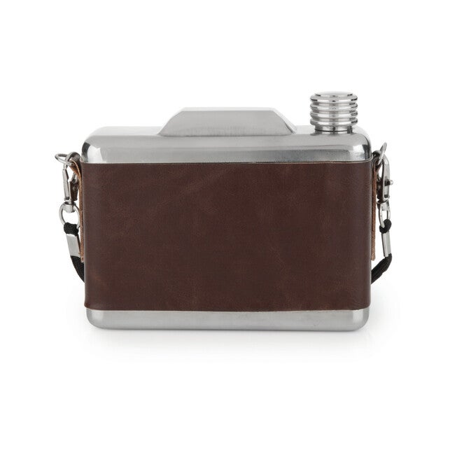 Stainless Steel Snapshot Camera Beverage Flask, , on-hover image number null