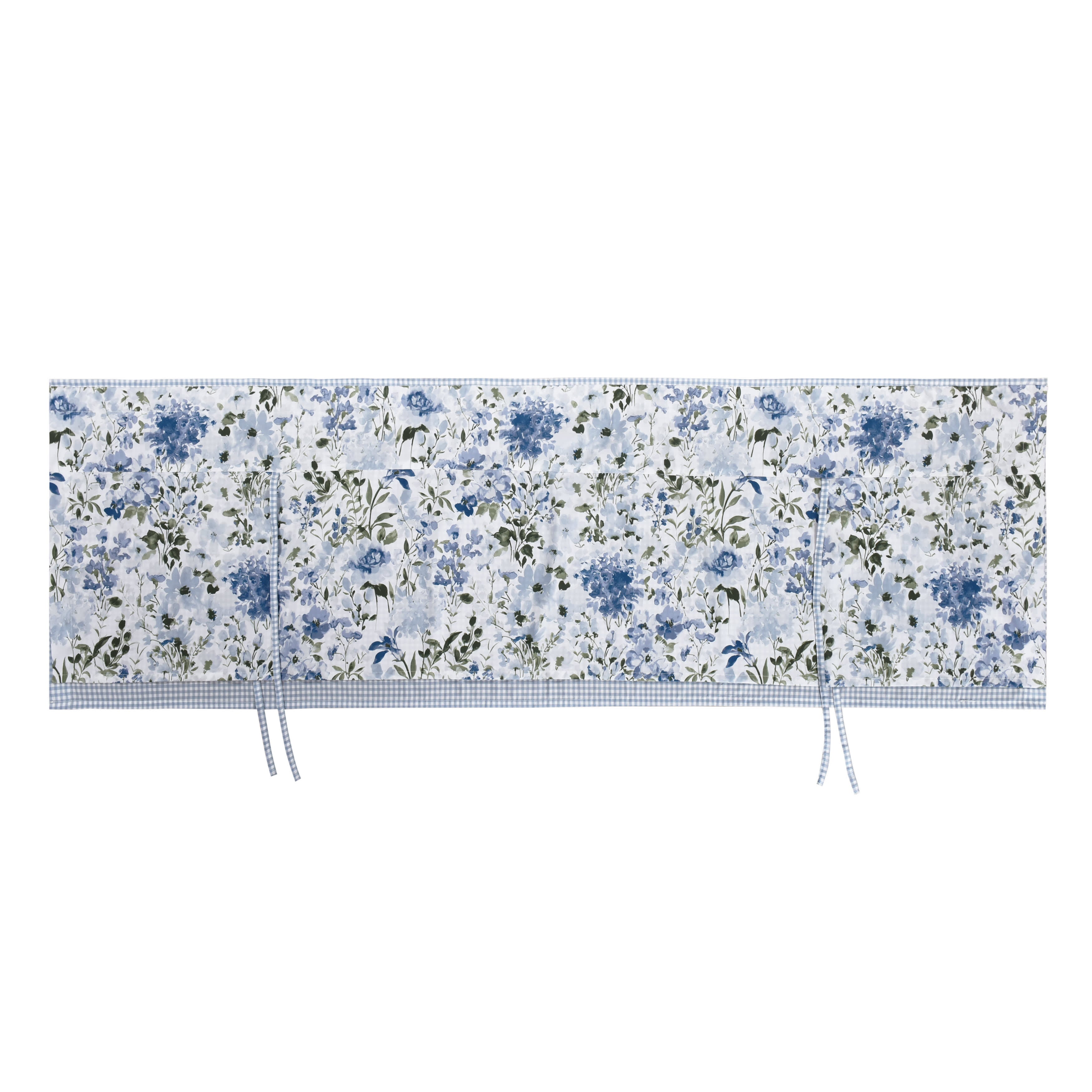 Kourtney Tieup Window Valance, BLUE, alternate image number 2