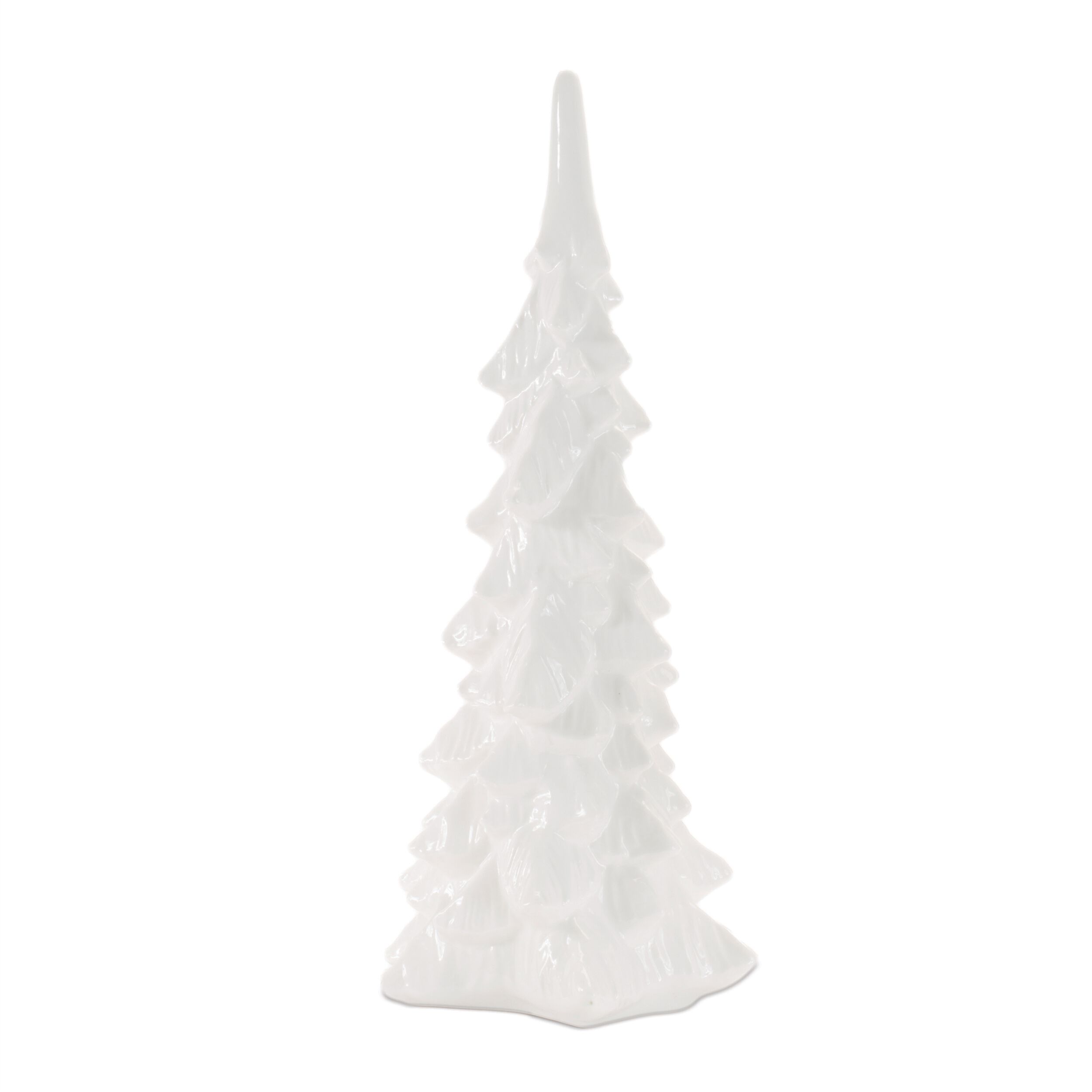 Ceramic Pine Tree (Set of 3), WHITE, alternate image number 3