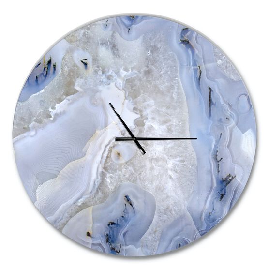Agate Stone Modern Wall Clock, , alternate image number null