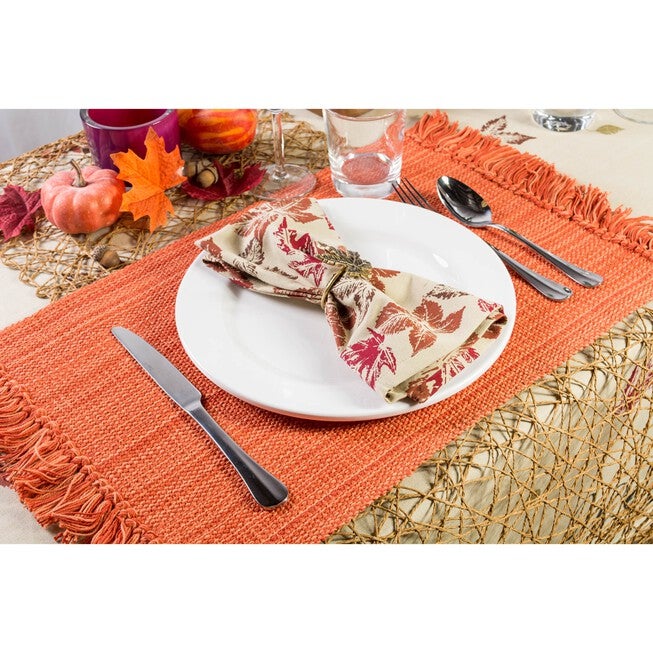 Rustic Leaves Napkin, Set of 6, , on-hover image number 1