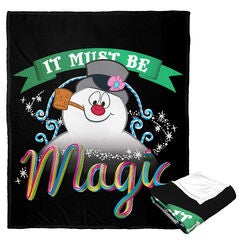 Frosty The Snowman It Must Be Magic Silk Touch Throw Blanket