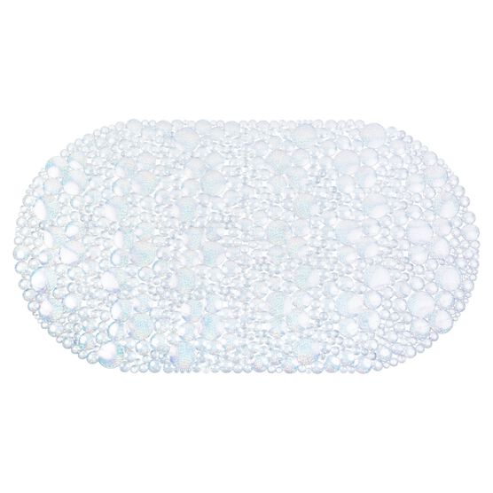 Big Bubble Anti-Slip Bathtub and Shower Mat, CLEAR, hi-res image number null