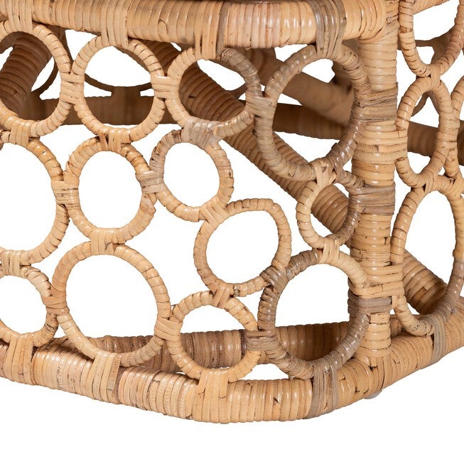 Prisca Bohemian Light Honey Rattan Accent Chair, , alternate image number null