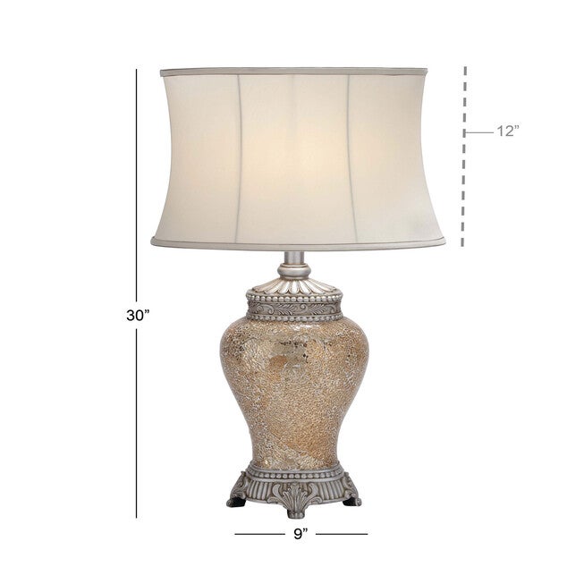 Bronze Glass Tuscan Table Lamp, , alternate image number null