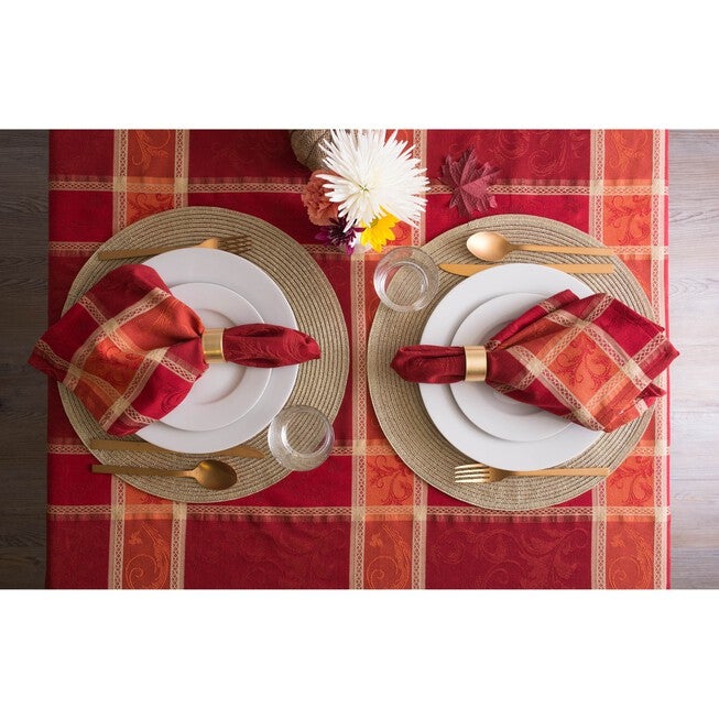Harvest Wheat Jacquard Napkin, Set of 6, , on-hover image number null