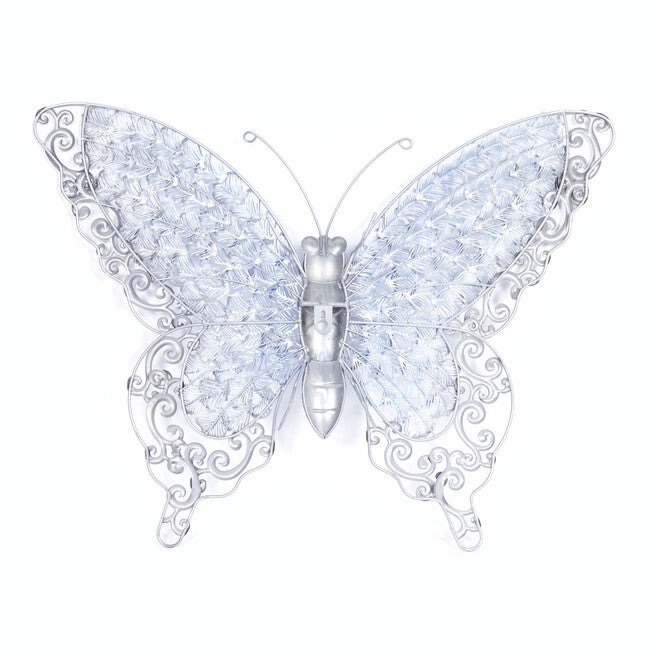 Silver Metal Eclectic Wall Decor, , on-hover image number null