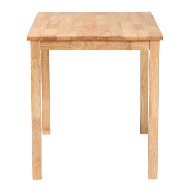 Eveline Modern Natural Brown Finished Wood 43-Inch Dining Table, , alternate image number 2