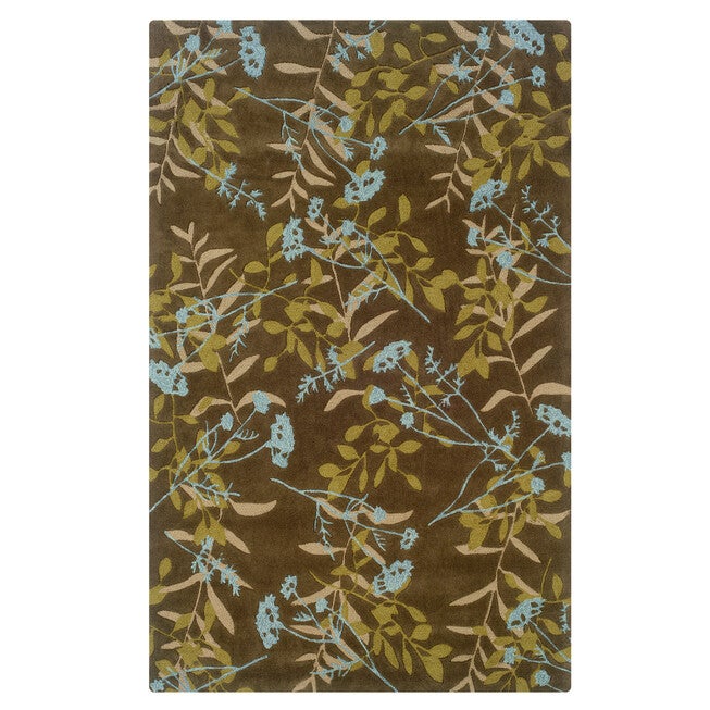 Trio Chocolate 2'X3' Area Rug, CHOCOLATE, hi-res image number null