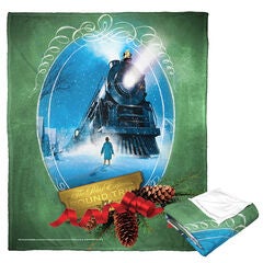 Wb Polar Express Round Trip Silk Touch Throw Blanket
