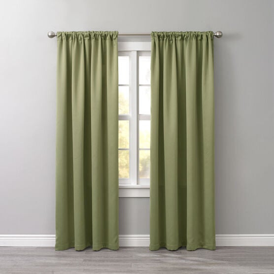 BH Studio Room-Darkening Rod-Pocket Panel, 