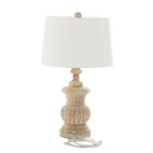 Brown Wood Traditional Table Lamp, , on-hover image number null