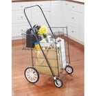 Jumbo Folding Shopping Cart, BLACK, hi-res image number null