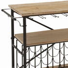 Natural Brown Industrial Metal Wine Storage, 31 x 48, , alternate image number null