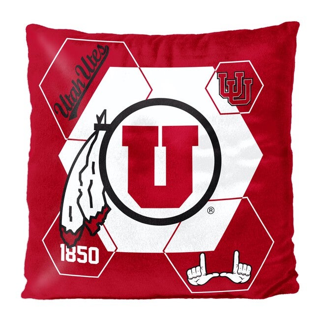 Utah Connector Velvet Reverse Pillow, MULTI, hi-res image number null
