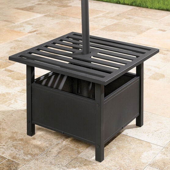 Umbrella Stand Side Table, OIL RUBBED BRONZE, hi-res image number null