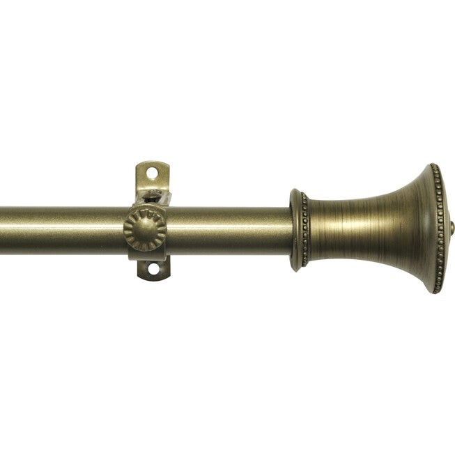 Camino Decorative Rod And Finial Fairmont, BRUSHED BRONZE, hi-res image number 0