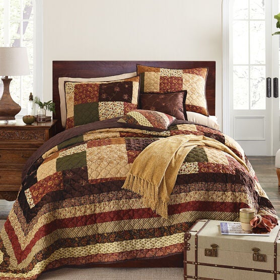 Salem Harvest Bedspread, , on-hover image number null