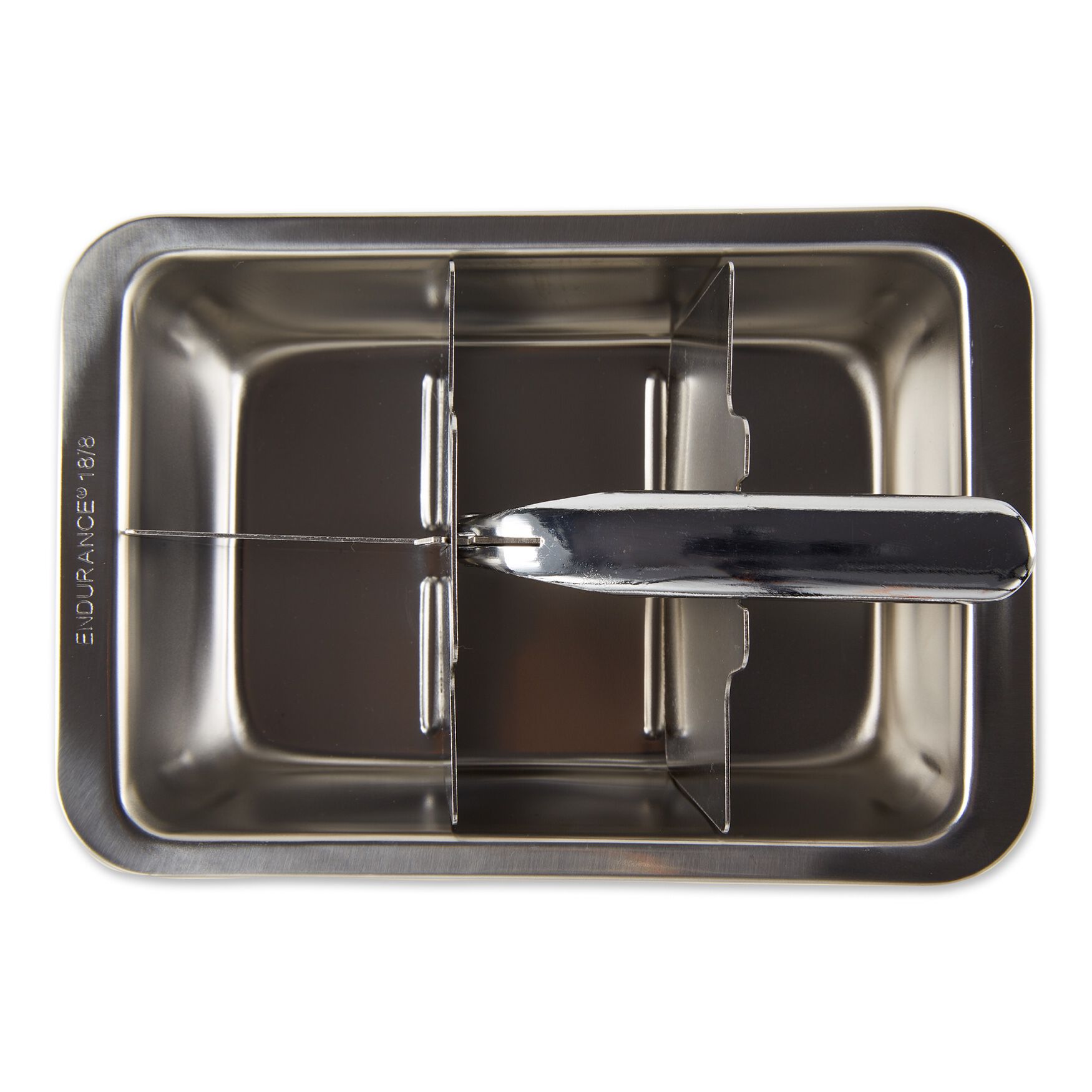Large Cubes Stainless Steel Ice Cube Tray, , on-hover image number 1