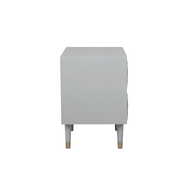 Two Drawer Geo Texture Nightstand, , alternate image number 4