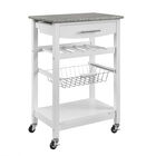 Kitchen Island Granite Top White, , alternate image number null