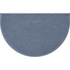 Aqua Shield® Squares Half Oval Door Mat 24"x39", BLUESTONE, hi-res image number null
