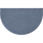 Aqua Shield® Squares Half Oval Door Mat 24"x39", BLUESTONE, hi-res image number null